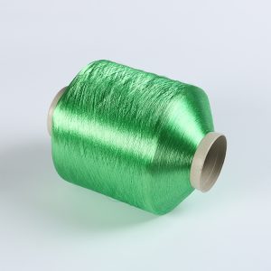 FDY polyester yran green Raw bright 75D/36F DB039