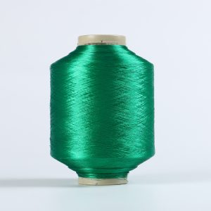 FDY polyester yran green    Raw bright 75D/36F   DB041