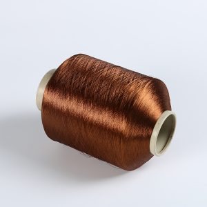 FDY polyester yran brown Raw bright 75D/36F DB059