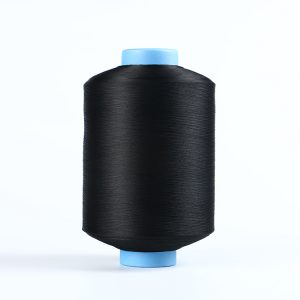 Polyester yarn DTY 75D SULL dull BLACK