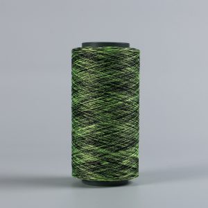 polyester shoe up double yarn green and black 400D