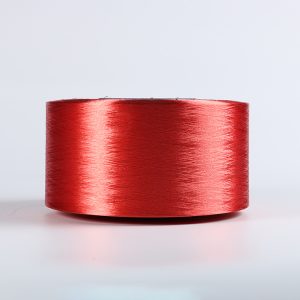 Dope Dyed Polyester Yarn wine red